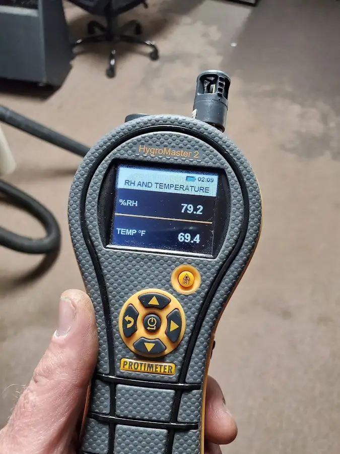 Moisture meter humidity assessment for Fire & Smoke Damage Restoration in Seekonk
